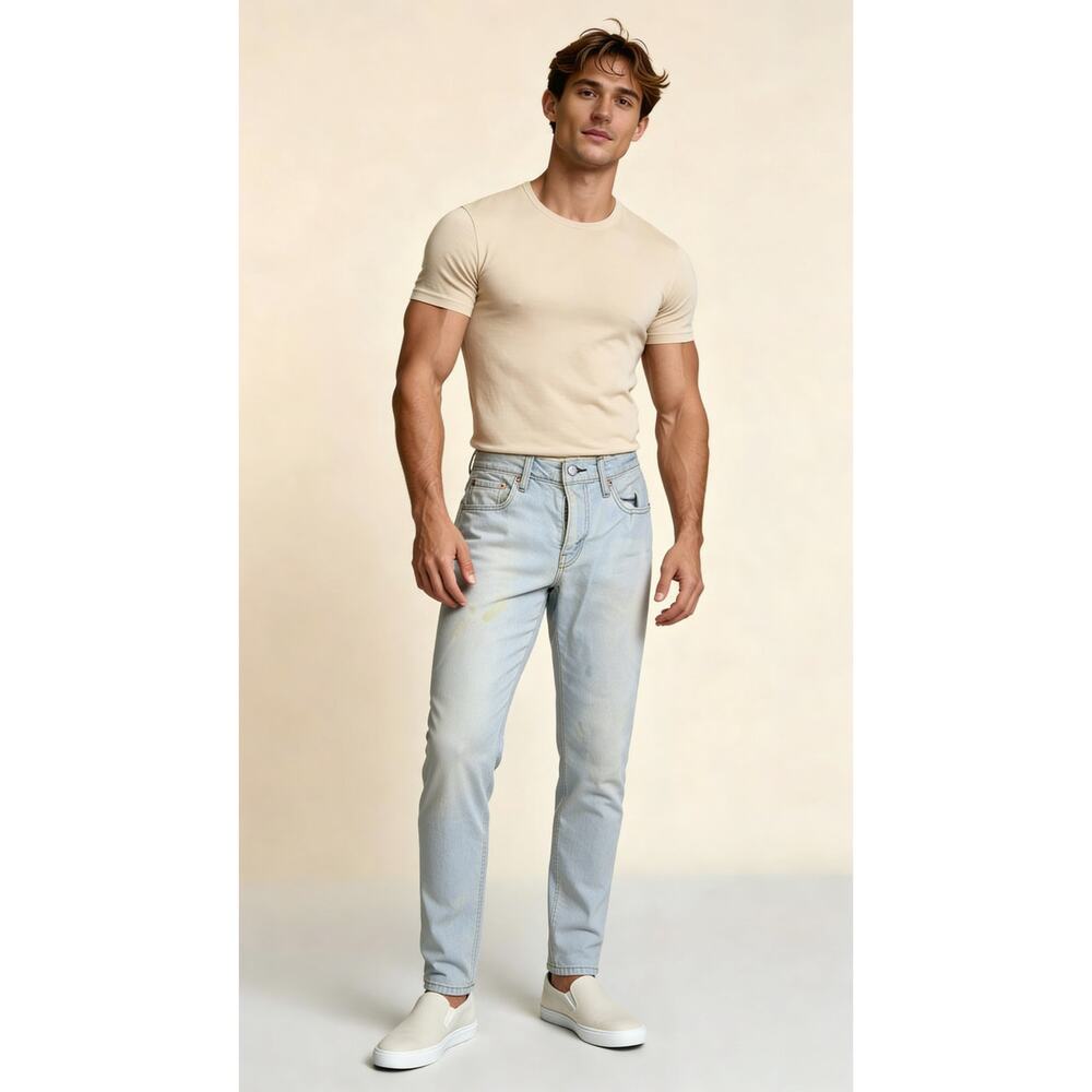 Levis 511 slim fit light blue denim jeans